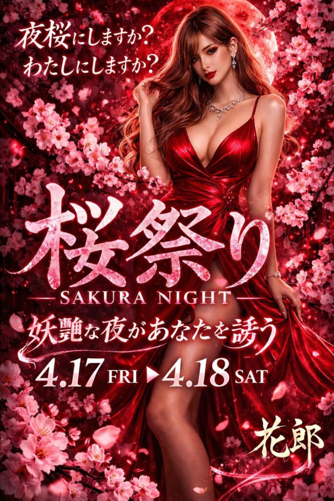 4/17(金)&18(土)~花郎~桜祭り🌸✨️